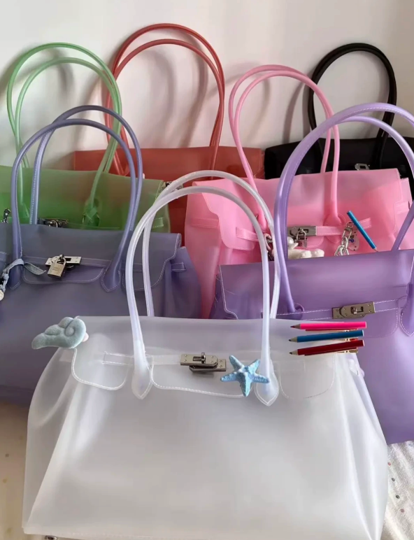 Homi Bella Jelly Firkin TPU Tote Bag - Transparent Finish