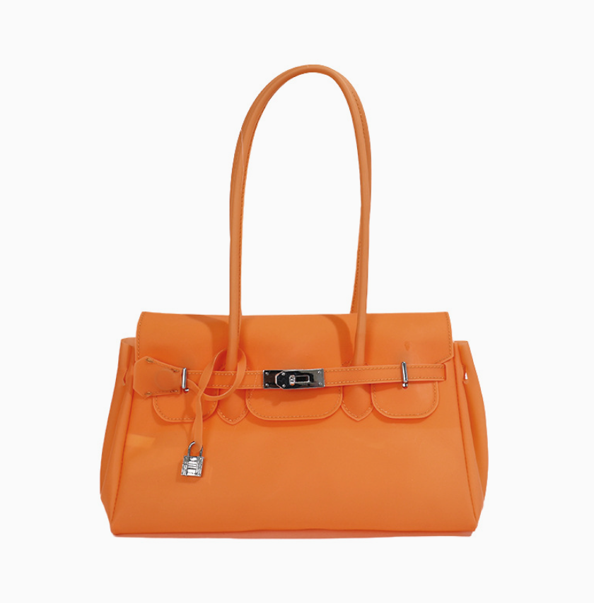Jelly Firkin Blue Grey Shoulder Bag