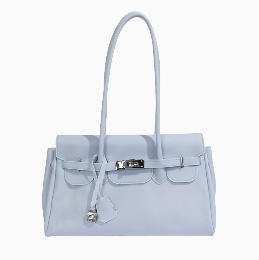Jelly Firkin Blue Grey Shoulder Bag
