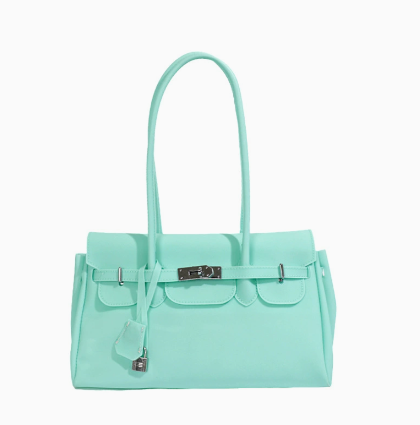 Jelly Firkin Blue Grey Shoulder Bag