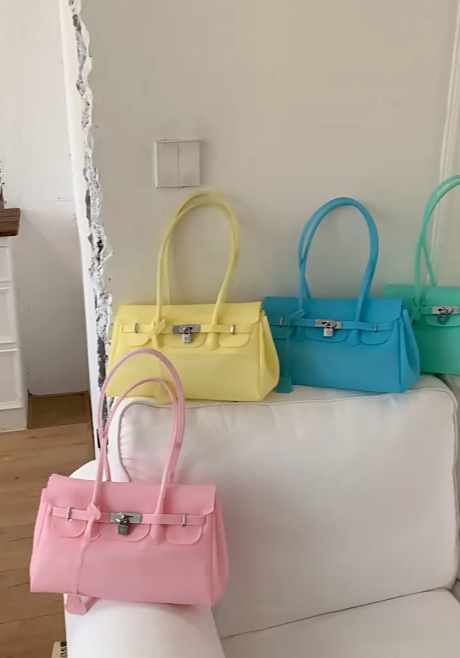 Jelly Firkin Blue Shoulder Bag