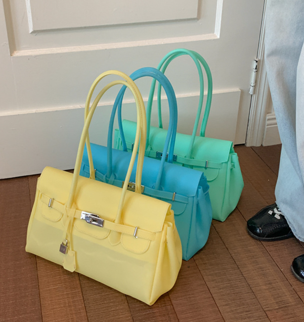 Jelly Firkin Blue Shoulder Bag