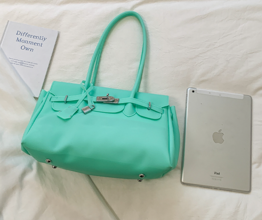 Jelly Firkin Blue Shoulder Bag