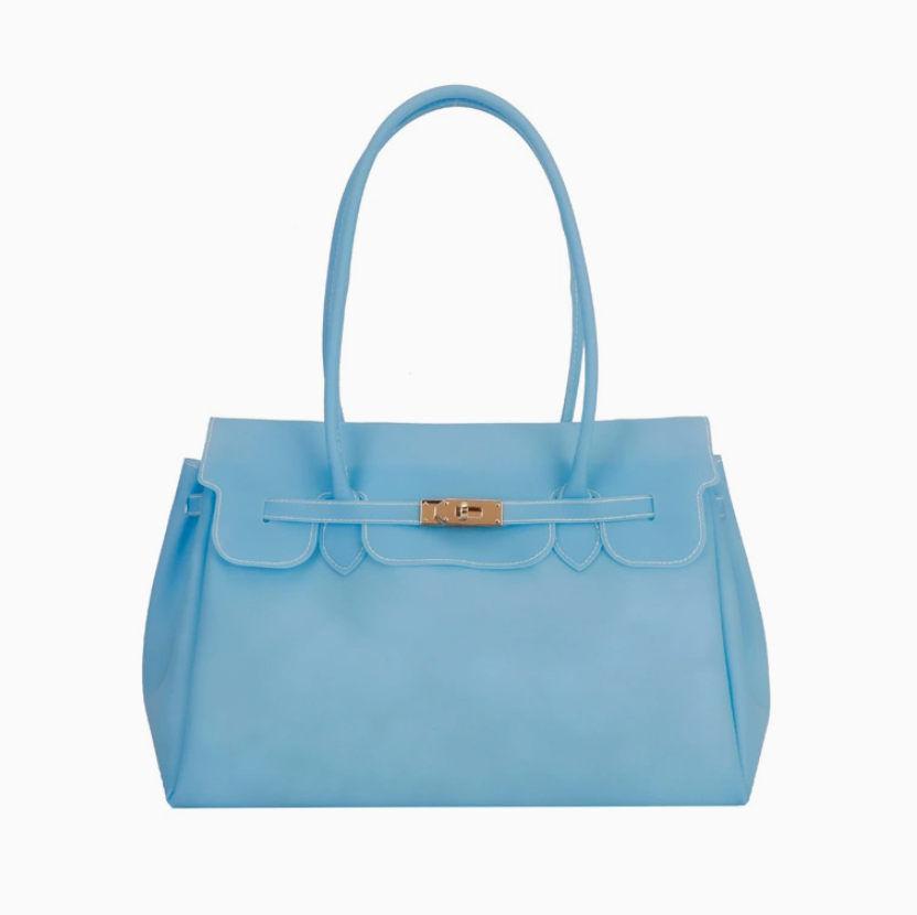 Jelly Firkin Blue Grey Tote Bag