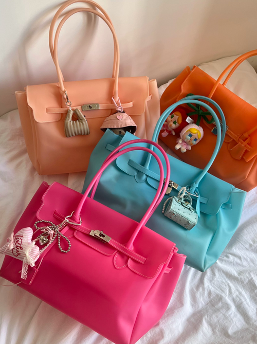 Jelly Firkin Apricot Tote Bag