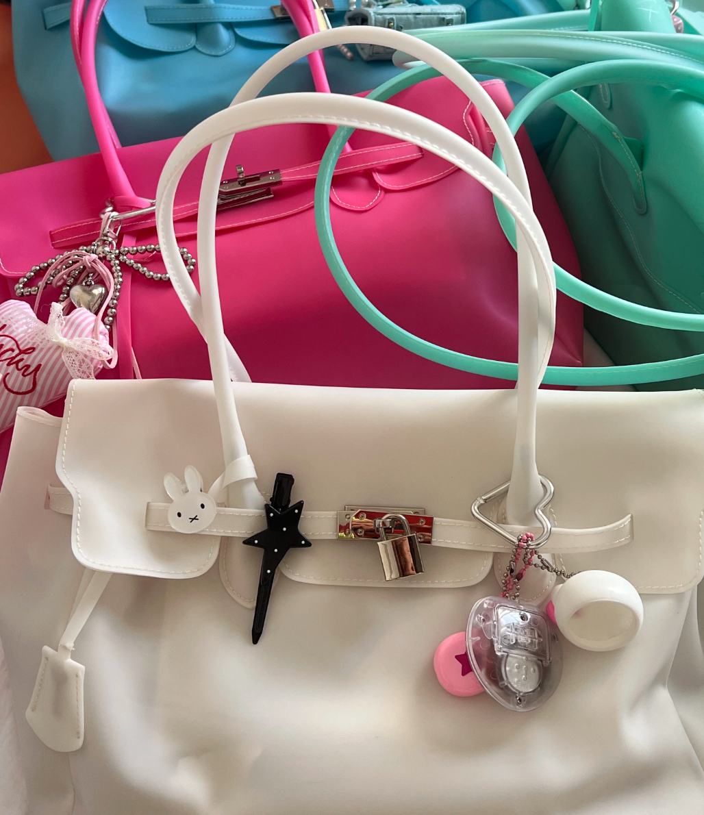 Jelly Firkin White Tote Bag