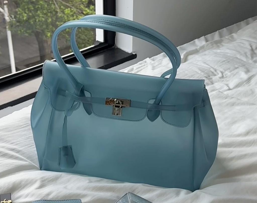 Jelly Firkin Grey Tote Bag – TPU Transparent Finish