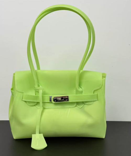 Jelly Firkin Small Teal Shoulder Bag