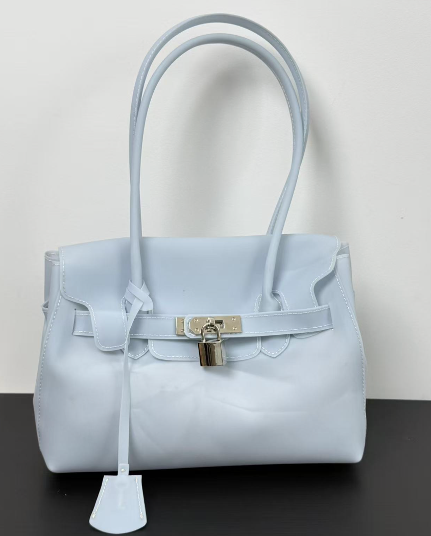 Jelly Firkin Small Teal Shoulder Bag
