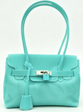 Jelly Firkin Small Teal Shoulder Bag