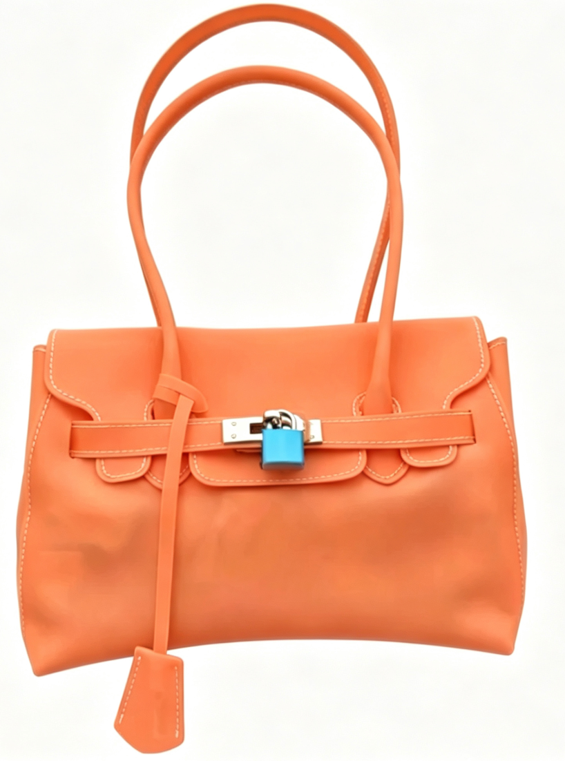 Jelly Firkin Small Teal Shoulder Bag