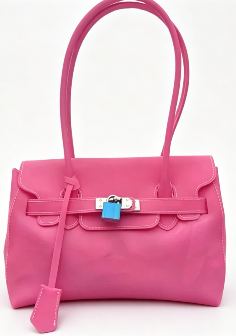 Jelly Firkin Small Teal Shoulder Bag