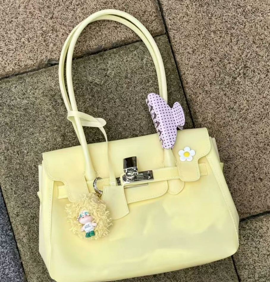 Jelly Firkin Small Yellow Shoulder Bag