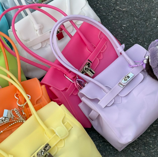 Jelly Firkin Small Purple Shoulder Bag