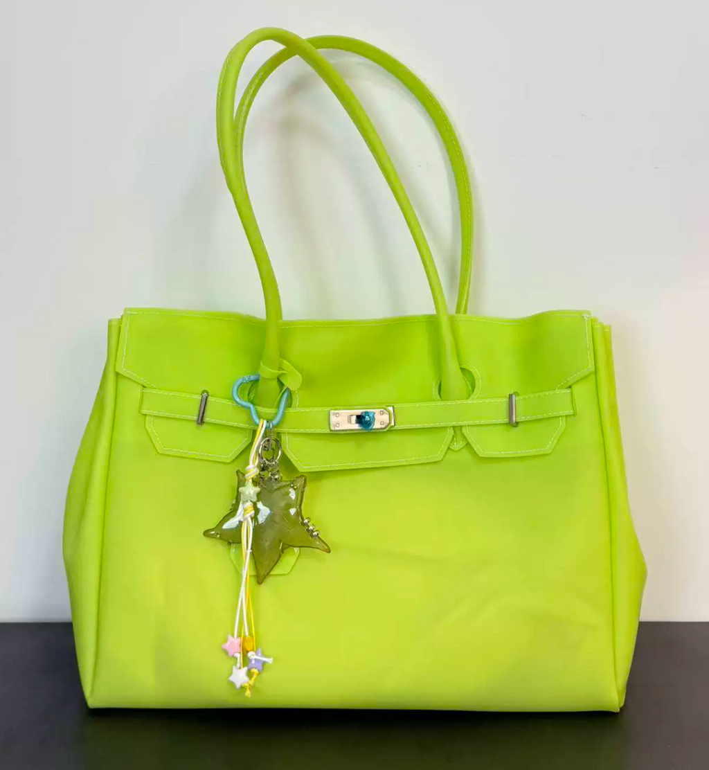 Jelly Firkin Lemon Green Tote Bag