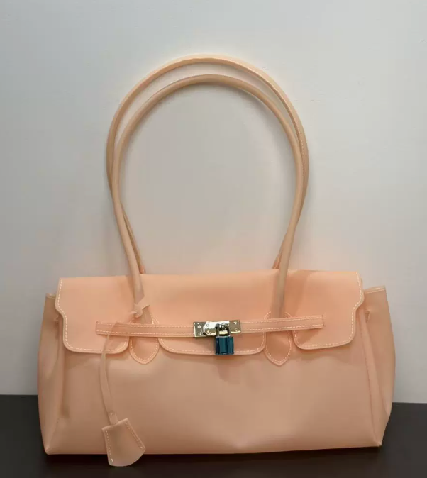 Jelly Firkin Blue Grey Shoulder Bag
