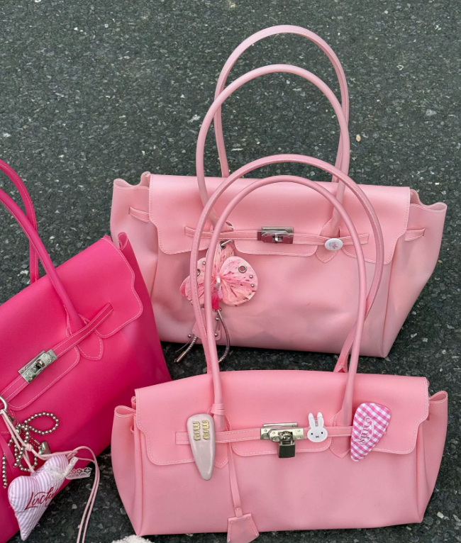 Jelly Firkin Pink Shoulder Bag