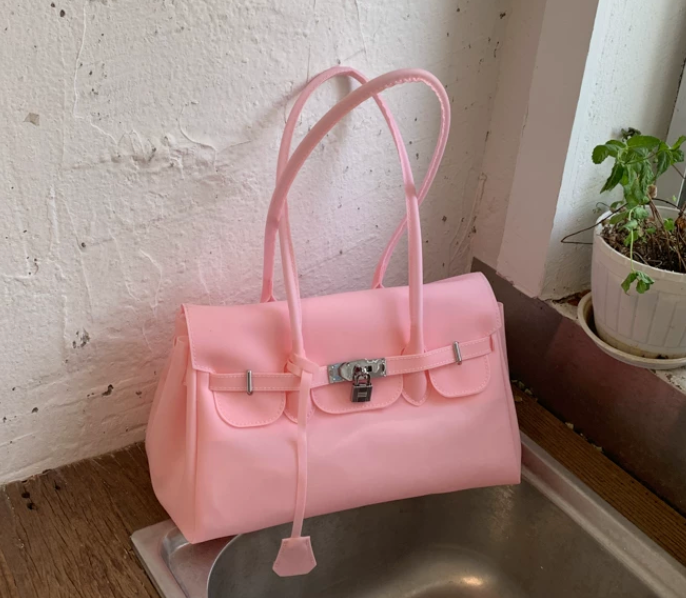 Jelly Firkin Pink Shoulder Bag