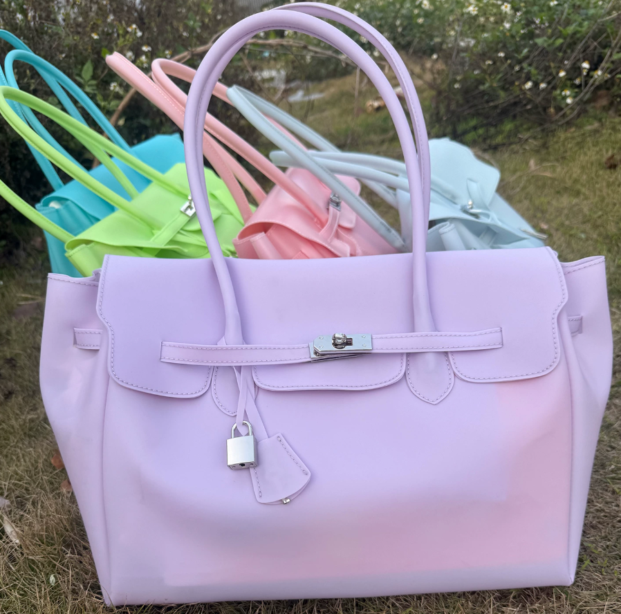 Jelly Firkin Purple Tote Bag
