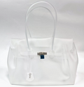 Jelly Firkin White Tote Bag – TPU Transparent Finish