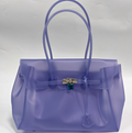 Jelly Firkin Purple Tote Bag – TPU Transparent Finish